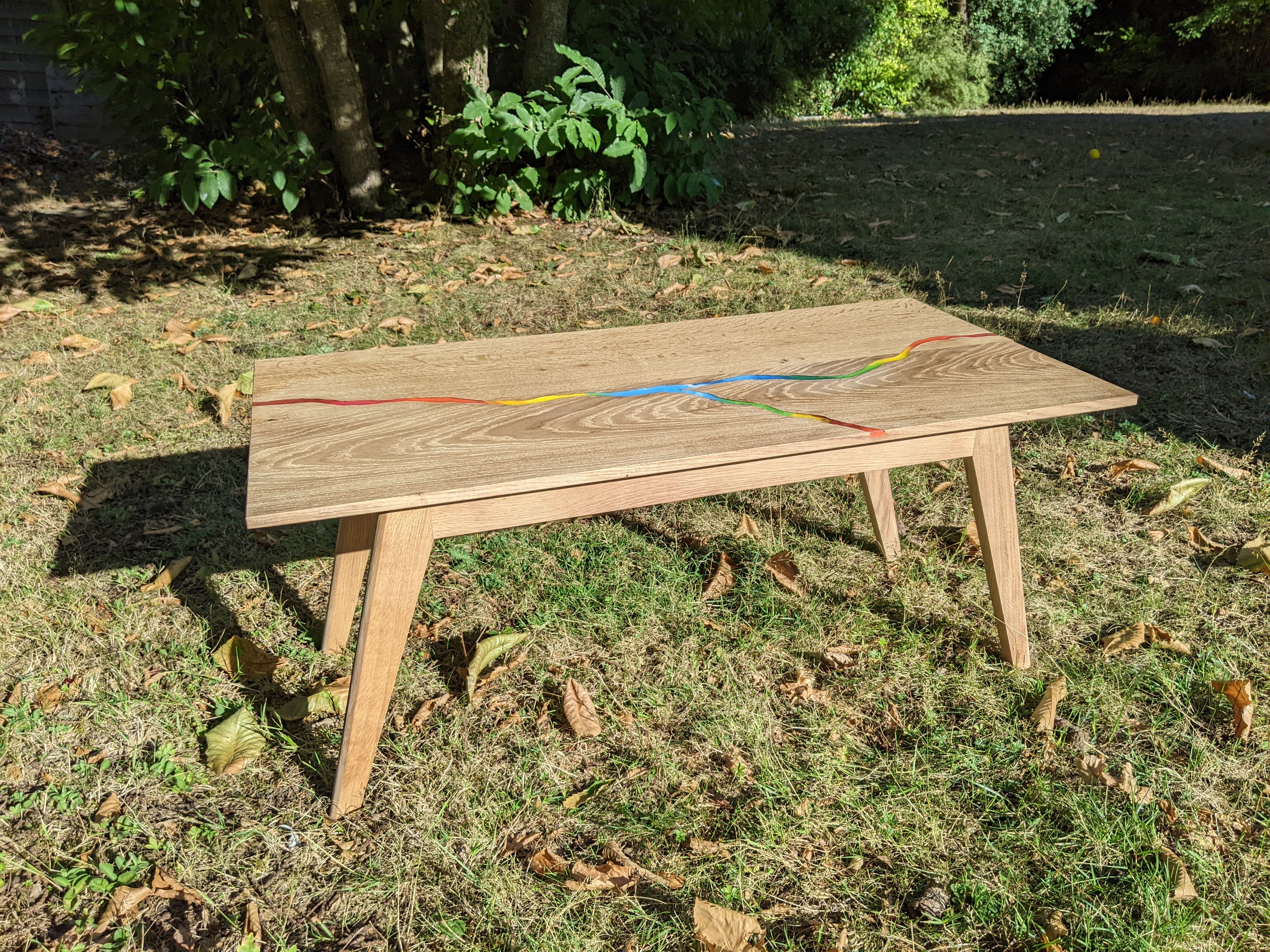 The finished table